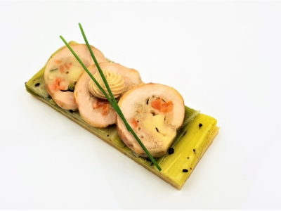 Poulet de Bresse en roulade