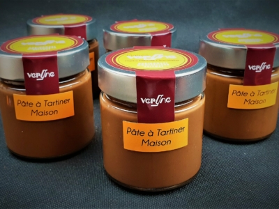 Pâte à tartiner, praliné et gianduja noisettes