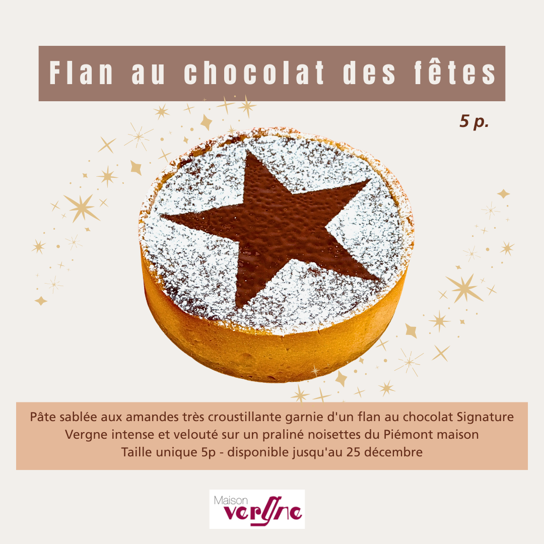Le Flan chocolat Signature et praliné des fêtes – Image 2