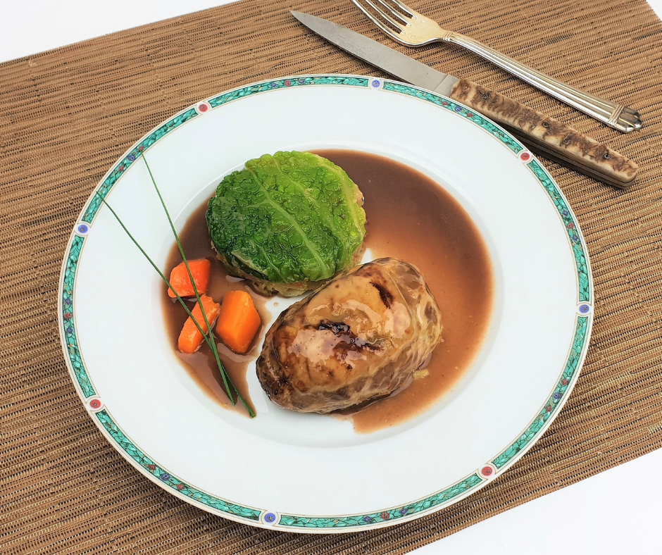 Filet de pigeon au foie gras