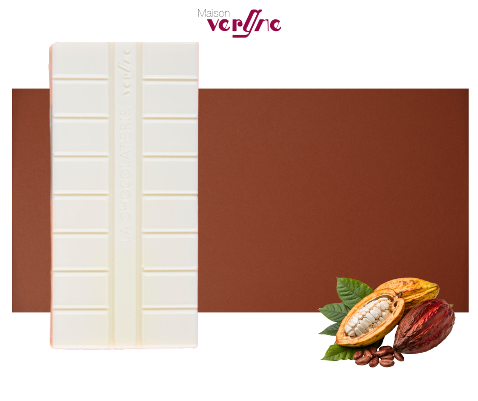 Tablette de chocolat blanc OPALYS