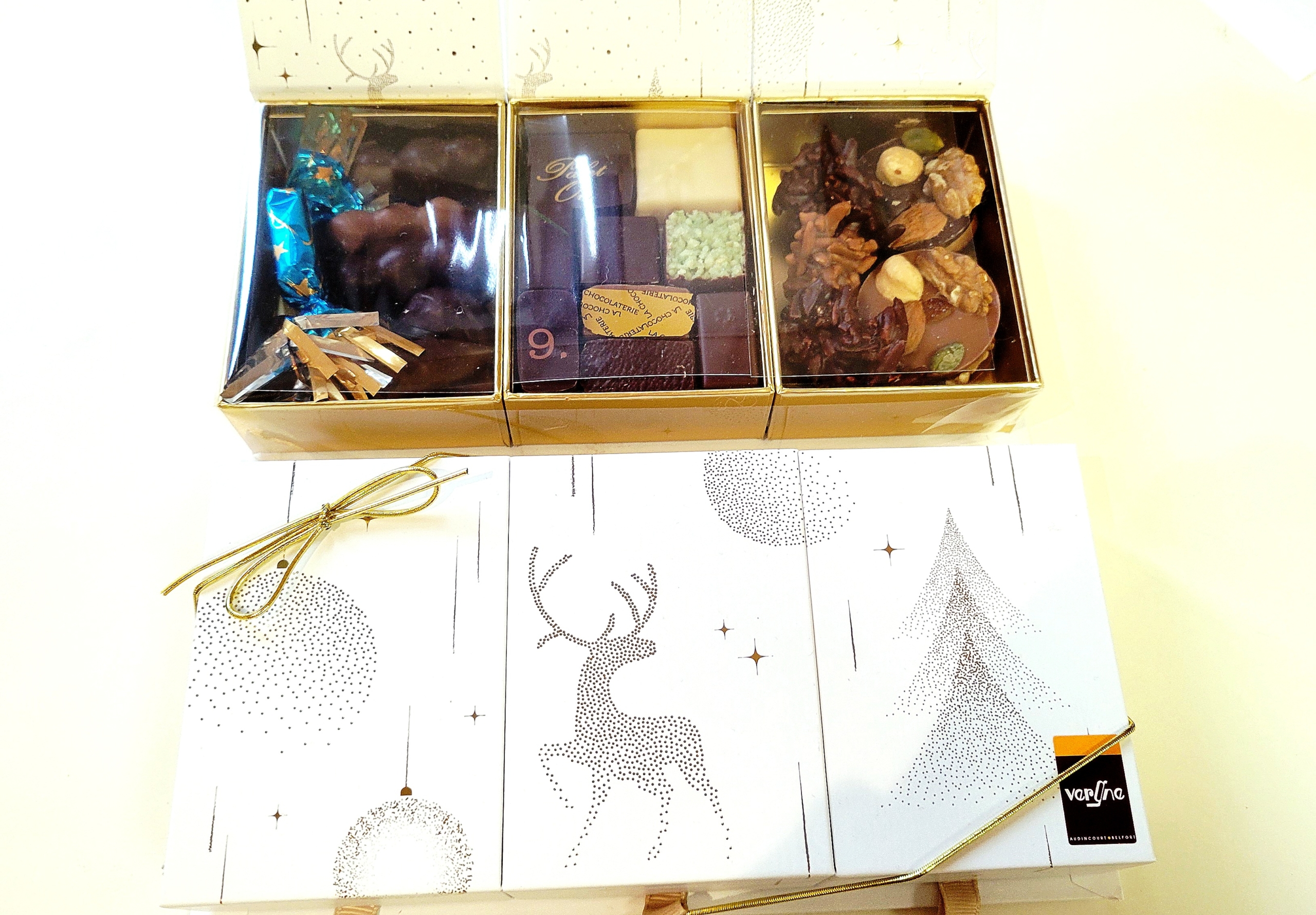 Boite Scène de neige - 3 compartiments