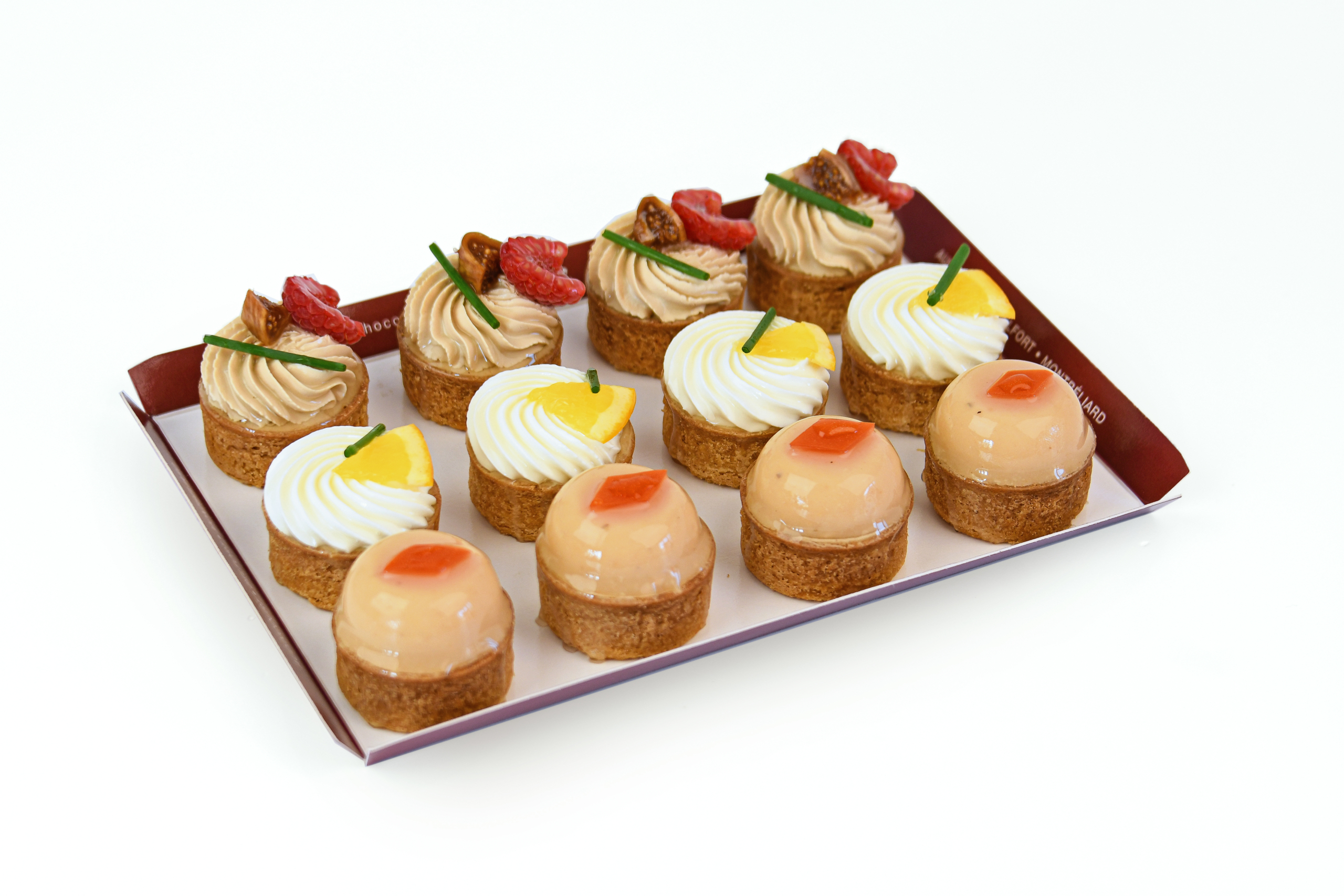 12 croustades froides du réveillon (4x3sortes)