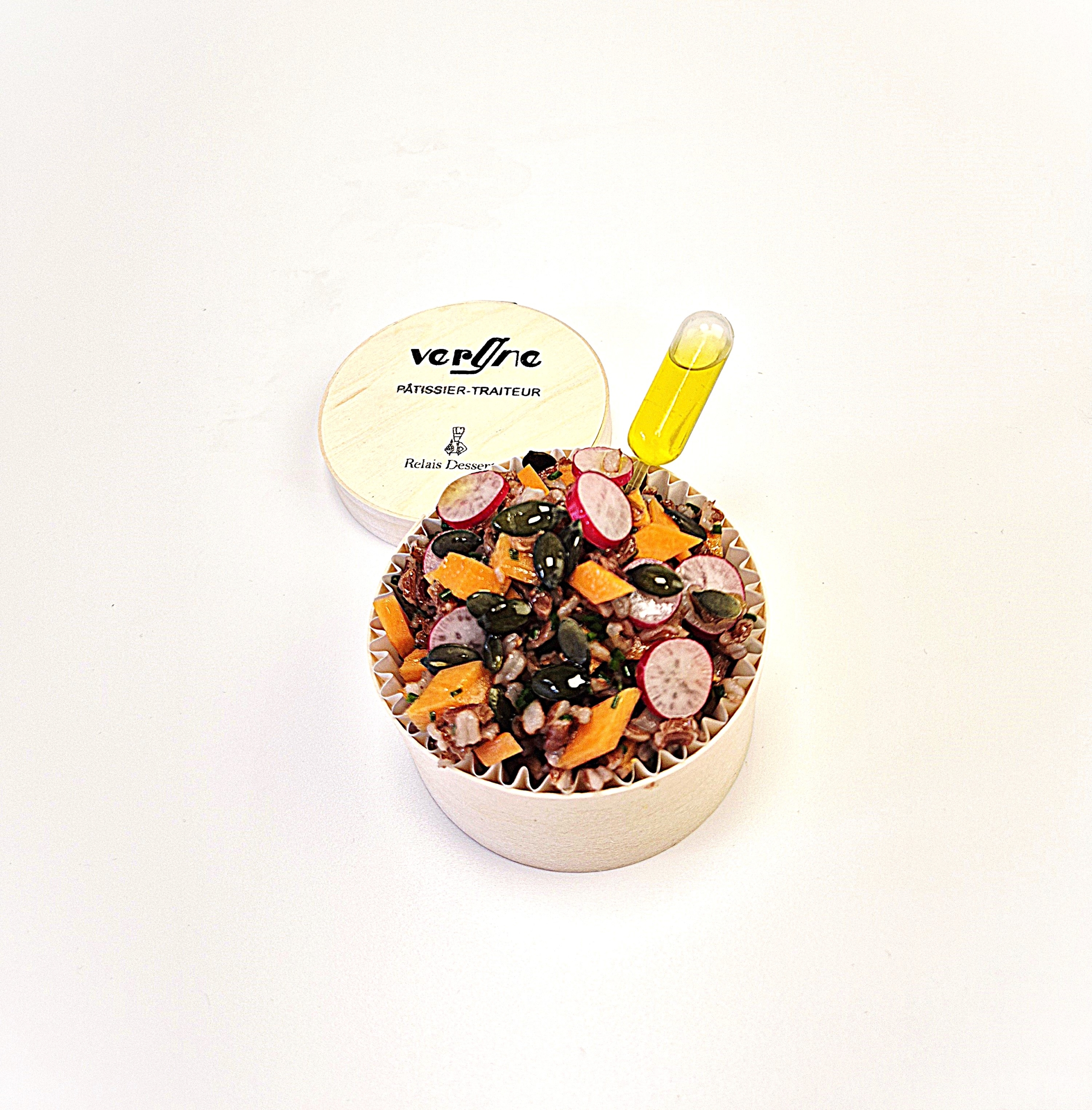 Wood-box végétarienne