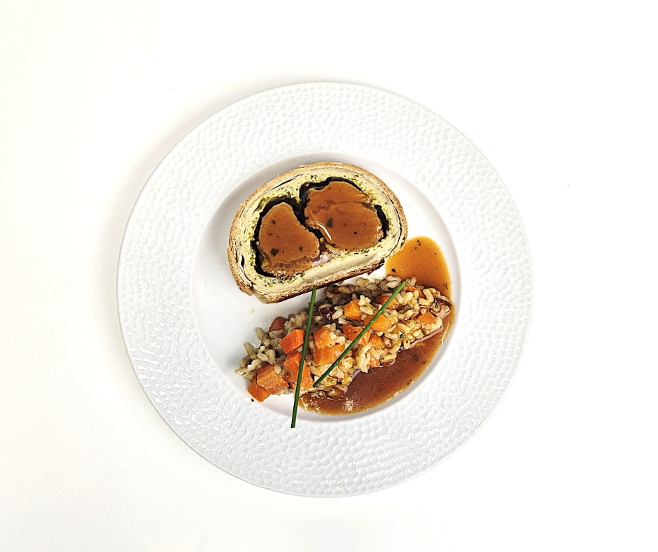 Filet d'agneau en croûte